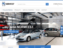 Tablet Screenshot of normfest.cz
