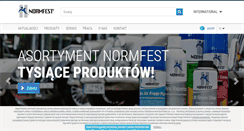 Desktop Screenshot of normfest.pl