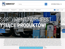 Tablet Screenshot of normfest.pl